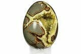 Calcite Crystal Filled Septarian Geode Egg - Utah #161349-2